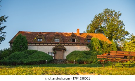 Rydzewo, Poland. 21/07/2020. An Old House In Masuria. Agritourism.