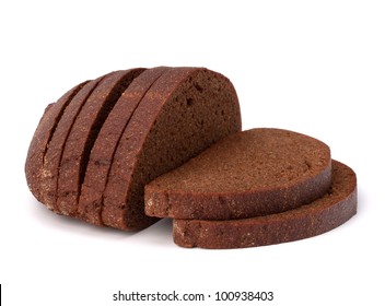 Rye Bread Isolated On White Background