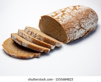 Rye Bread Isolated On White Background