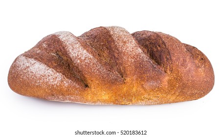 Rye Bread Isolated On White Background