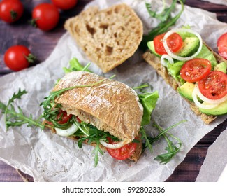 Rye Ciabatta Sandwich