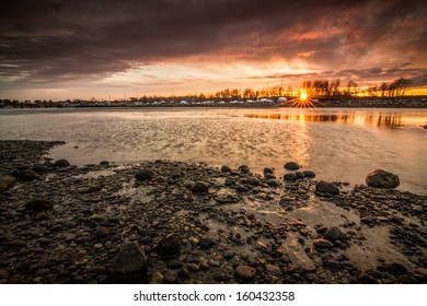 Rye Harbor Sunset, New Hampshire