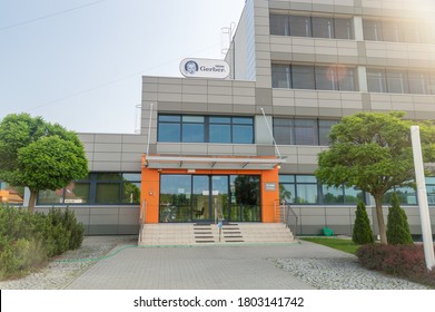 Rzeszow, Poland - June 13, 2020: Nestle Gerber Office. Gerber Products Company Is An American Purveyor Of Baby Food And Baby Products.