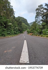 S Curve Road In Kulon Progo, Yogyakarta.