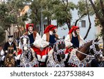 Sa Sartiglia: traditional carnival of Oristano, Sardinia, Italy.