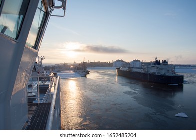 Sabetta Port From LNG Carrier