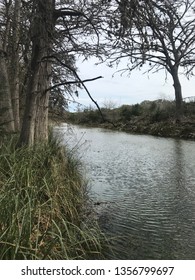 The Sabinal River In The Hill Country Of Texas.