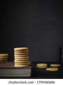 Sable Breton Biscuits Or  Stacked French Butter Cookies