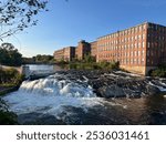 Saccarappa Falls in Westbrook Maine