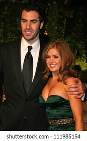 Sacha Baron Cohen And Isla Fisher At The 2007 Vanity Fair Oscar Party. Mortons, West Hollywood, CA. 02-25-07