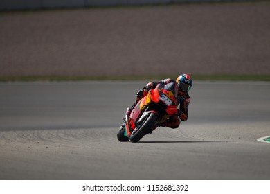 SACHSENRING, GERMANY - JULY 12, 2018: British KTM Rider Bradley Smith At Pramac MotoGP Of Germany.