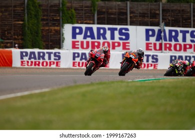 SACHSENRING, GERMANY - JUNE 20, 2021: Australian Ducati Rider Jack Miller At 2021 Liqui Moly MotoGP Of Germany