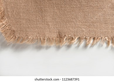 burlap fringe