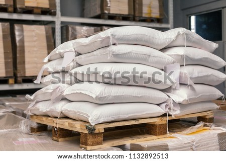 Similar – Image, Stock Photo Pallets in large quantity