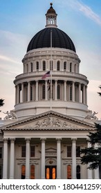 Sacrament,California - August 25, 2020: California Capitol Dome