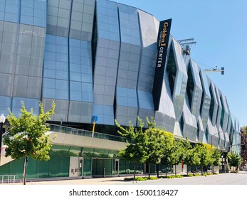 Sacramento, CA - August 28, 2019: The Golden 1 Center Arena In Downtown Sacramento. 