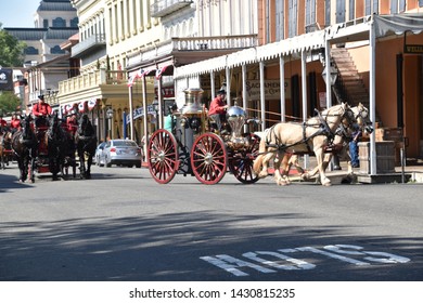 Sacramento, CA / USA - 5/8/2019: 150th Anniversary Of Transcontinental Railroad