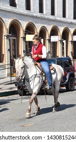 Sacramento, CA / USA - 5/8/2019: 150th Anniversary Of Transcontinental Railroad