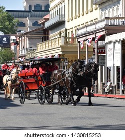 Sacramento, CA / USA - 5/8/2019: 150th Anniversary Of Transcontinental Railroad