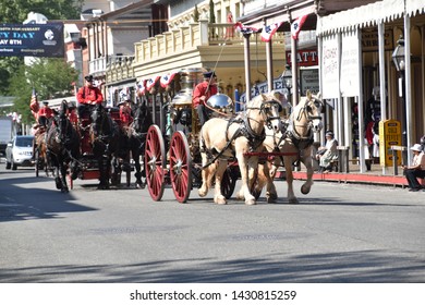 Sacramento, CA / USA - 5/8/2019: 150th Anniversary Of Transcontinental Railroad