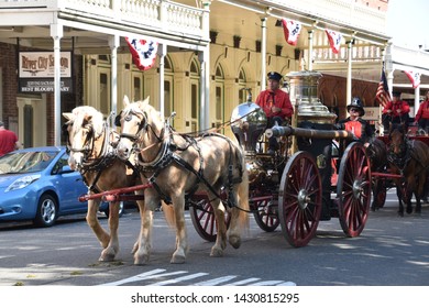 Sacramento, CA / USA - 5/8/2019: 150th Anniversary Of Transcontinental Railroad