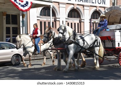 Sacramento, CA / USA - 5/8/2019: 150th Anniversary Of Transcontinental Railroad