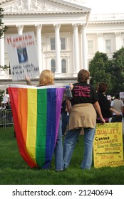 Sacramento, California, November 22, 2008:  Protest Against The Passage Of Proposition 8 Banning Gay Marriage.