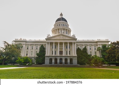 Sacramento, California, United States - June 10, 2013: The California State Capitol Is The Seat Of The Government Of California, Housing The Chambers Of The State Legislature In Sacramento.