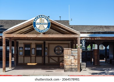 SACRAMENTO, CALIFORNIA, USA - AUGUST 5 : Sacramento Southern Railroad Station In The Historical Centre Of Sacramento, California, USA On August 5, 2011