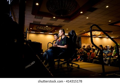 SACRAMENTO ?? MARCH 27: RZR Infiltration Versus MCZ Tokido In The Final Round Of Street Fighter V Video Game Tournament On March 27, 2016 At NCR NorCal Regionals, The Premier Fighting Game Tournament.