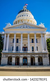 Sacramento State Capital, CA, USA - October 4, 2017: The California State House State Capitol