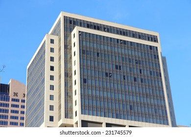 SACRAMENTO, USA - APRIL 10, 2014: California Board Of Equalization Building In Sacramento. State Board Of Equalization Deals With Sales And Use Taxes, Property Tax And Other.