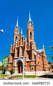 Sacred Heart Catholic Church In Samara. Russian Federation