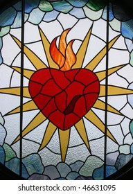 Sacred Heart Of Jesus, Stained Glass