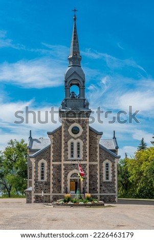 Sacred Heart Roman Catholic Church, also known as Lebret Roman Catholic Mission Site in Lebret, SK, built in 1925