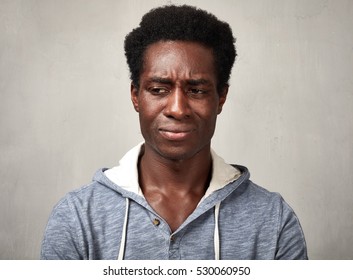 Sad Black Man