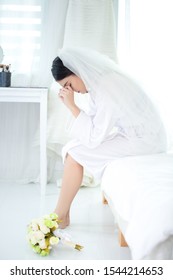 Sad Bride On The Wedding Day