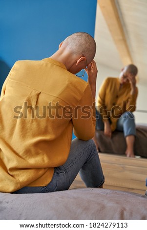 Similar – Image, Stock Photo The survival of the trees in the moorland forest