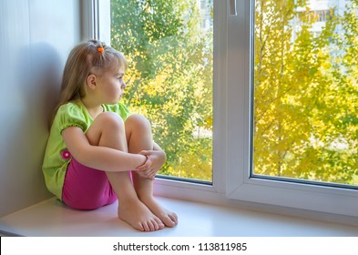 Sad Girl In The Window