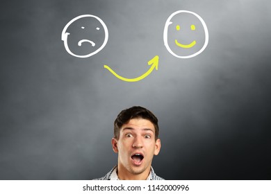 Happy Excited Young Man On Yellow Stock Photo (Edit Now) 1683738634