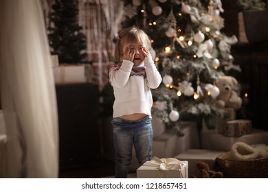 Sad Christmas Kid Images Stock Photos Vectors Shutterstock