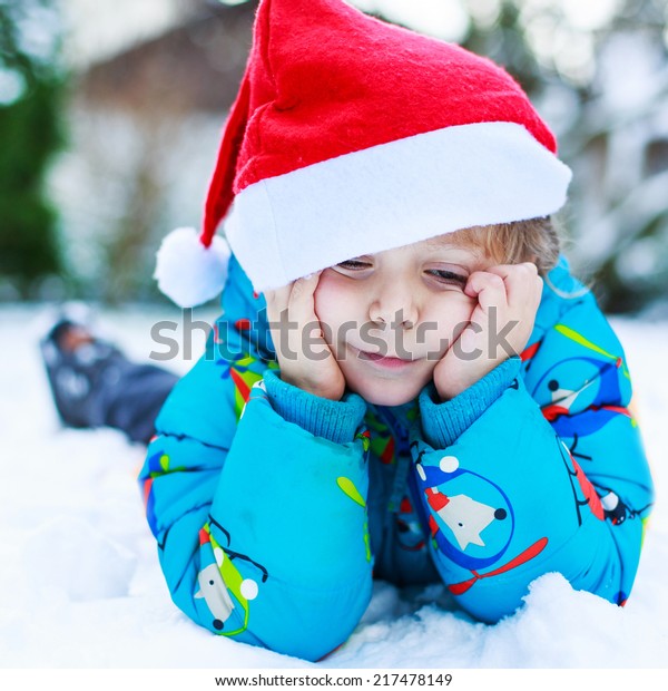 Sad Little Toddler Child Waiting Christmas Stock Photo Edit Now