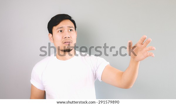 Sad Man Reaching Hand Not Left Stock Photo 291579890 | Shutterstock