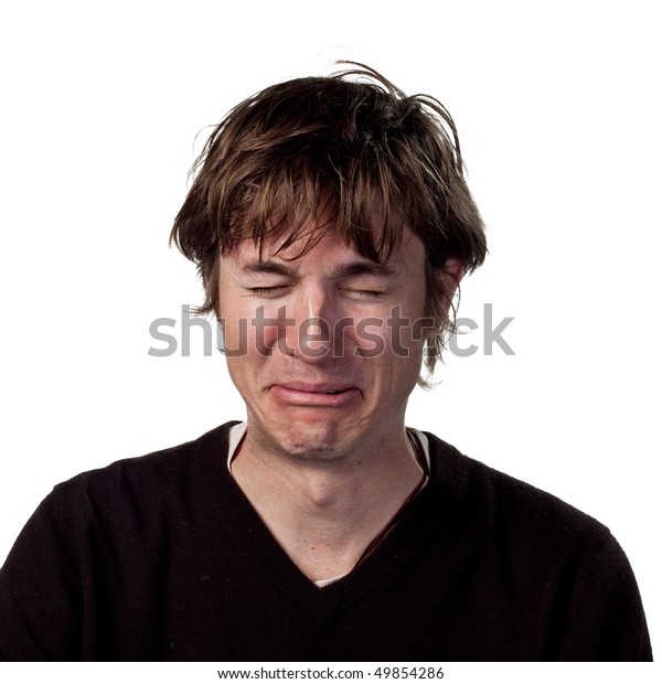 Sad Man Shedding Tears Stock Photo 49854286 | Shutterstock