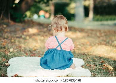 Upset Baby Girl Stock Photo Image Of Difficulties Bricked 28059260