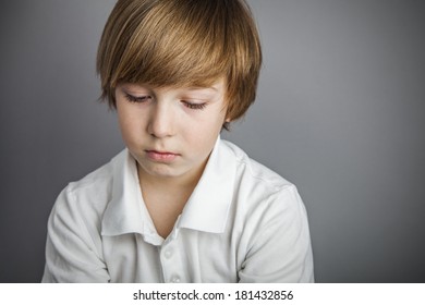 Sad Young Boy Stock Photo 181432856 | Shutterstock