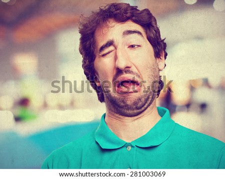 sad young man