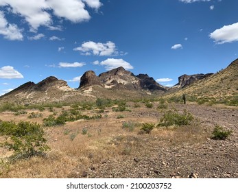 Saddle Mountain Desert Landscape Arizona