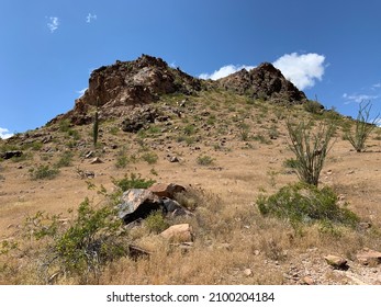 Saddle Mountain Desert Landscape Arizona