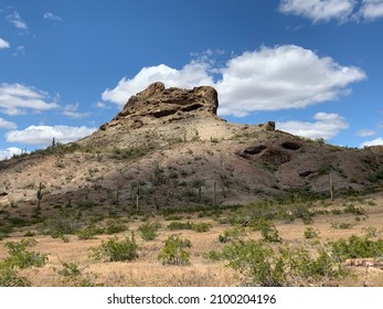 Saddle Mountain Desert Landscape Arizona